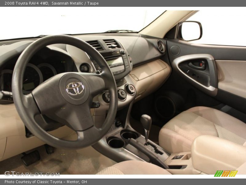Savannah Metallic / Taupe 2008 Toyota RAV4 4WD