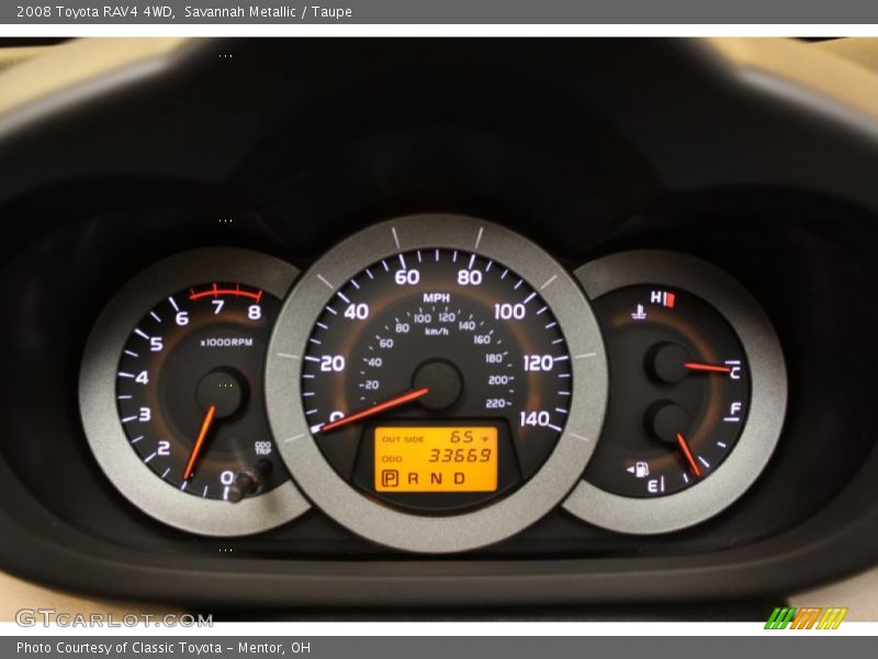 Savannah Metallic / Taupe 2008 Toyota RAV4 4WD