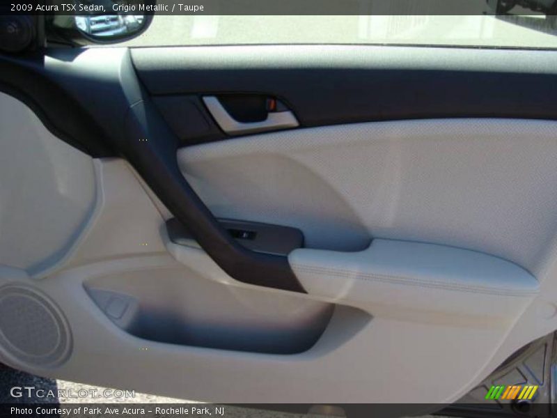 Grigio Metallic / Taupe 2009 Acura TSX Sedan