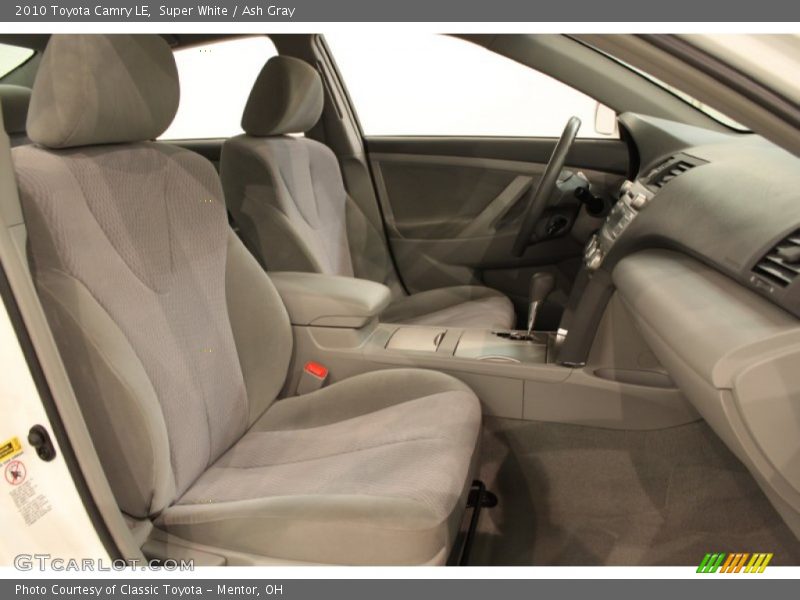 Super White / Ash Gray 2010 Toyota Camry LE
