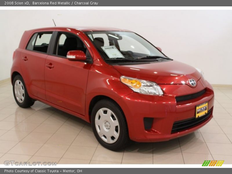 Barcelona Red Metallic / Charcoal Gray 2008 Scion xD