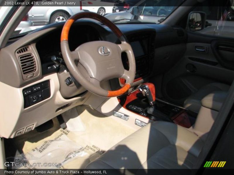 Golden Pearl / Ivory 2002 Lexus LX 470