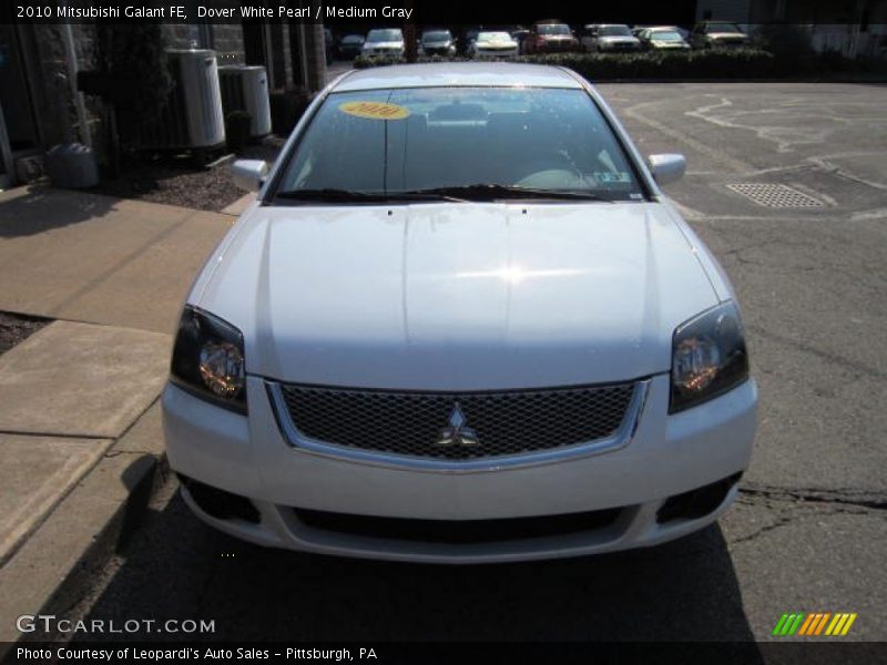 Dover White Pearl / Medium Gray 2010 Mitsubishi Galant FE