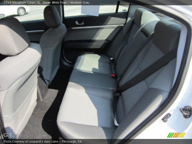 Dover White Pearl / Medium Gray 2010 Mitsubishi Galant FE