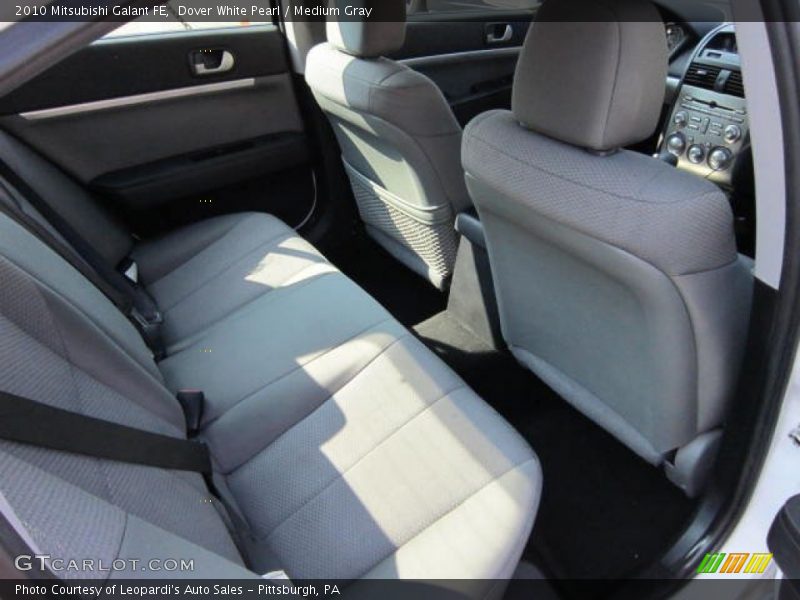 Dover White Pearl / Medium Gray 2010 Mitsubishi Galant FE