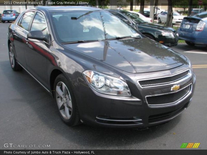 Taupe Gray Metallic / Ebony 2011 Chevrolet Malibu LT