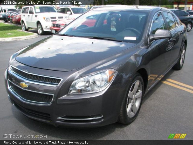 Taupe Gray Metallic / Ebony 2011 Chevrolet Malibu LT