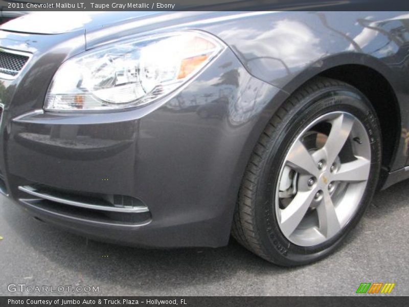 Taupe Gray Metallic / Ebony 2011 Chevrolet Malibu LT