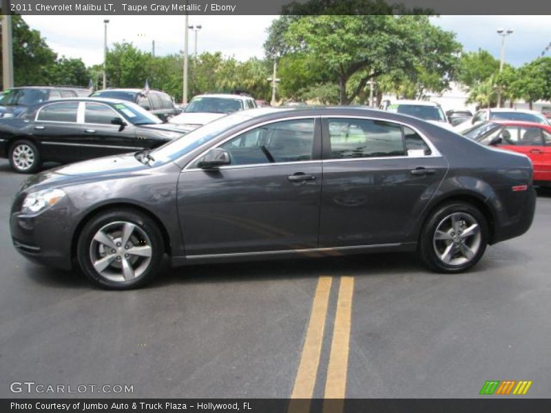 Taupe Gray Metallic / Ebony 2011 Chevrolet Malibu LT