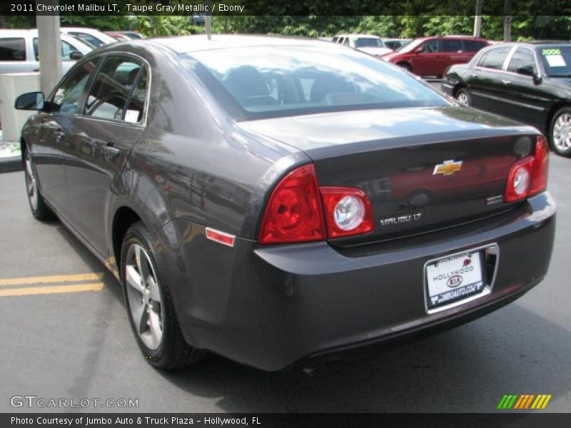 Taupe Gray Metallic / Ebony 2011 Chevrolet Malibu LT