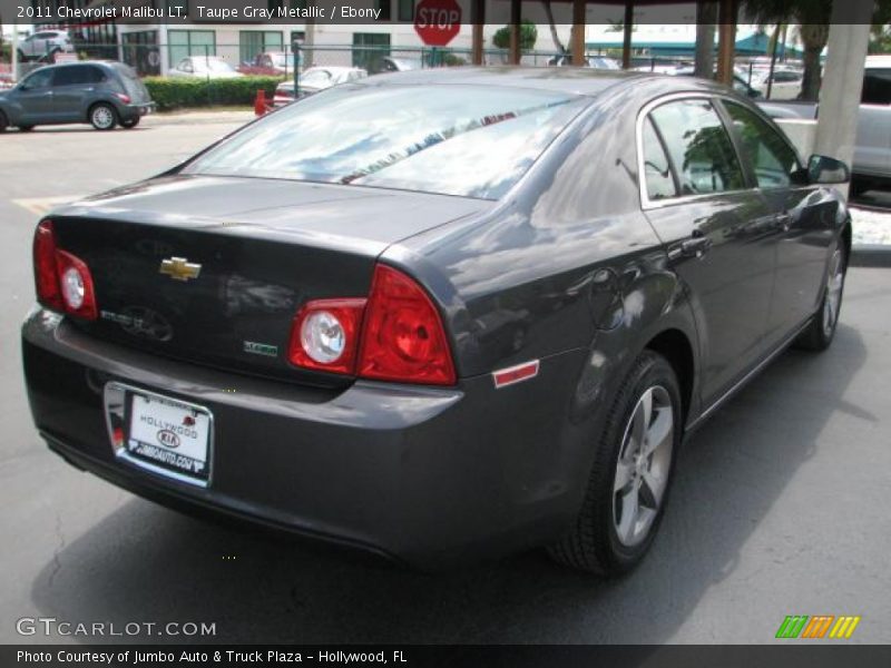 Taupe Gray Metallic / Ebony 2011 Chevrolet Malibu LT