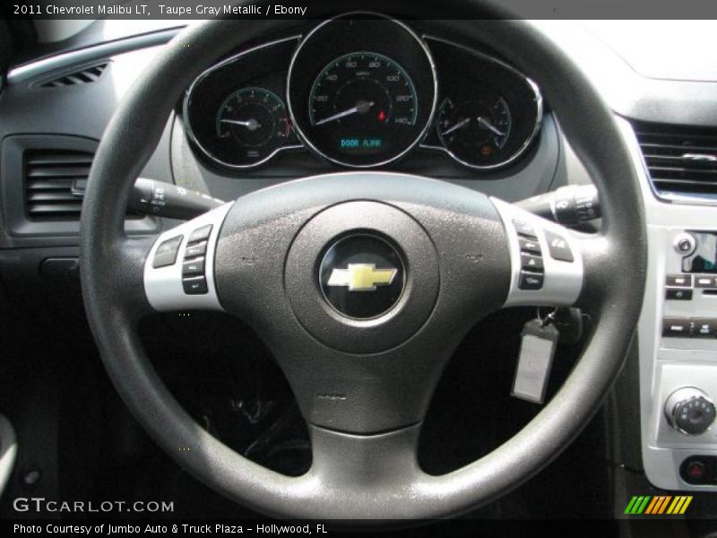 Taupe Gray Metallic / Ebony 2011 Chevrolet Malibu LT
