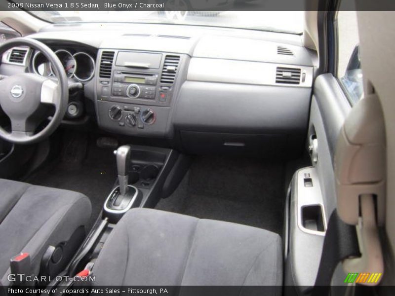 Blue Onyx / Charcoal 2008 Nissan Versa 1.8 S Sedan