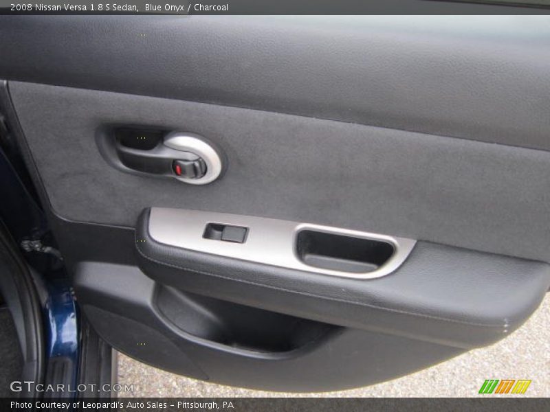 Blue Onyx / Charcoal 2008 Nissan Versa 1.8 S Sedan