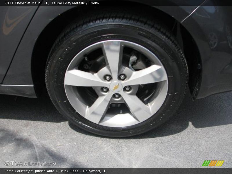 Taupe Gray Metallic / Ebony 2011 Chevrolet Malibu LT