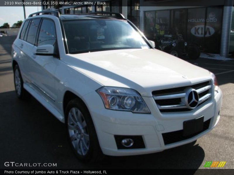 Arctic White / Black 2010 Mercedes-Benz GLK 350 4Matic