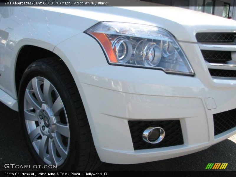 Arctic White / Black 2010 Mercedes-Benz GLK 350 4Matic