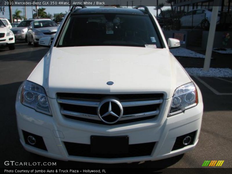 Arctic White / Black 2010 Mercedes-Benz GLK 350 4Matic