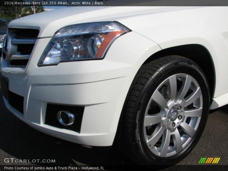 Arctic White / Black 2010 Mercedes-Benz GLK 350 4Matic