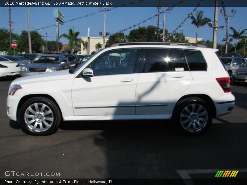 Arctic White / Black 2010 Mercedes-Benz GLK 350 4Matic