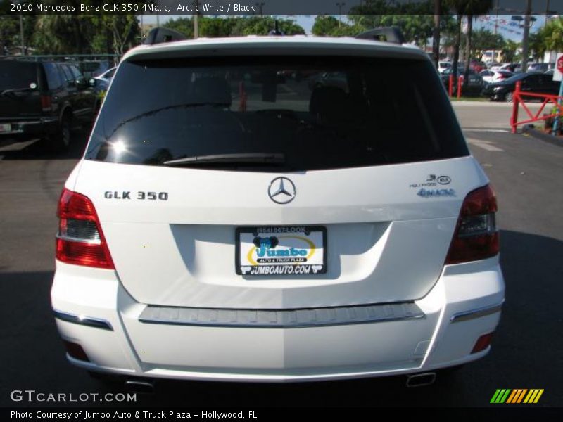 Arctic White / Black 2010 Mercedes-Benz GLK 350 4Matic