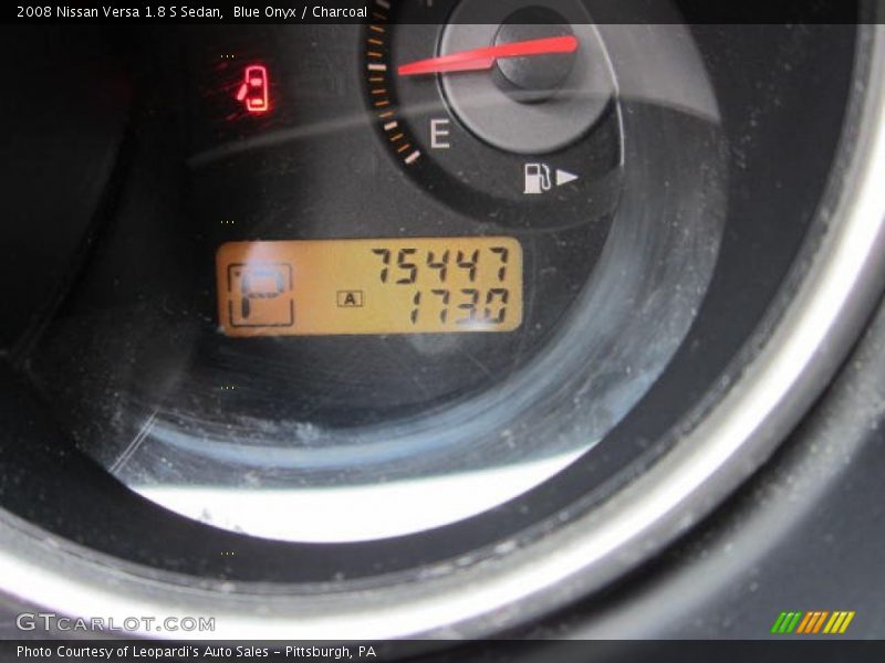 Blue Onyx / Charcoal 2008 Nissan Versa 1.8 S Sedan