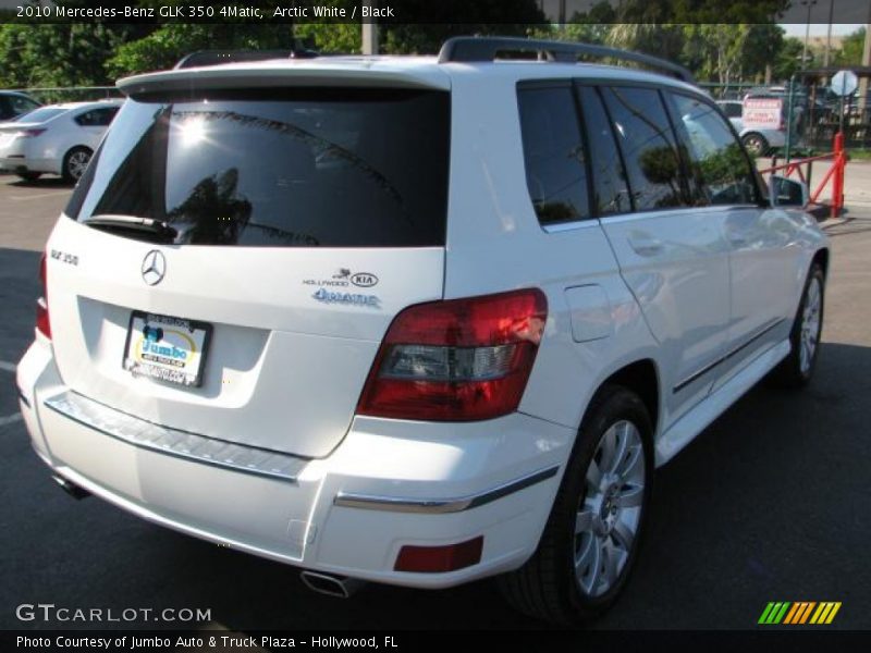 Arctic White / Black 2010 Mercedes-Benz GLK 350 4Matic