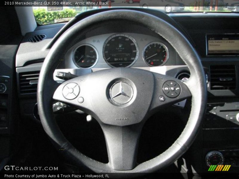 Arctic White / Black 2010 Mercedes-Benz GLK 350 4Matic