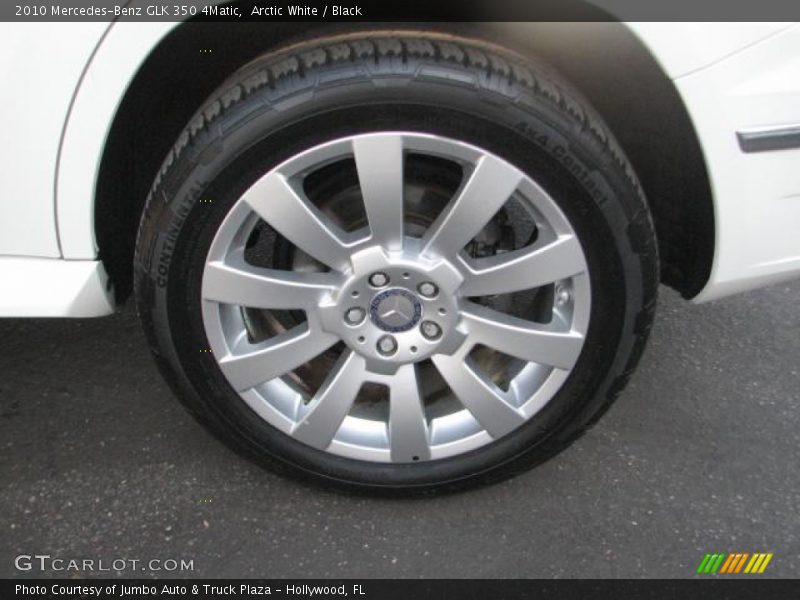 Arctic White / Black 2010 Mercedes-Benz GLK 350 4Matic