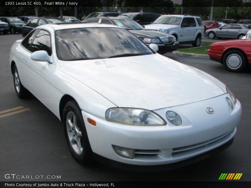 Pearl White / Ivory 1993 Lexus SC 400