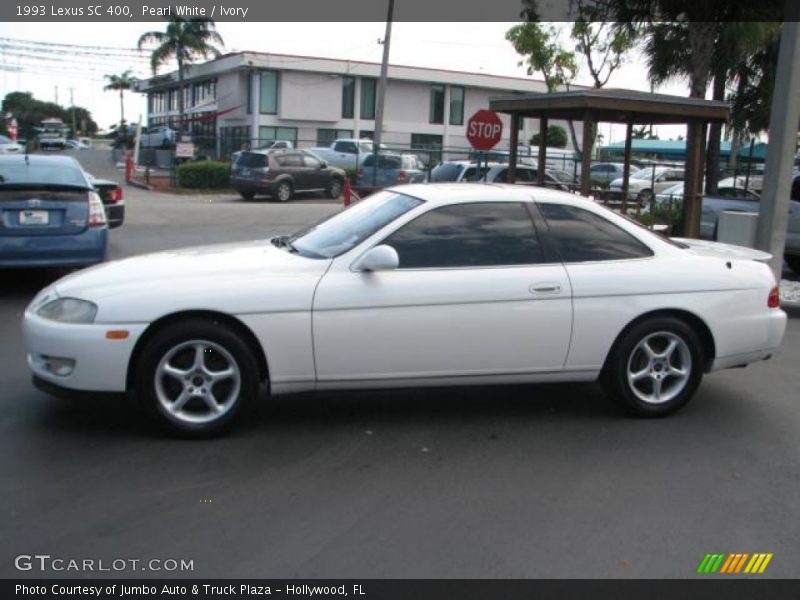 Pearl White / Ivory 1993 Lexus SC 400