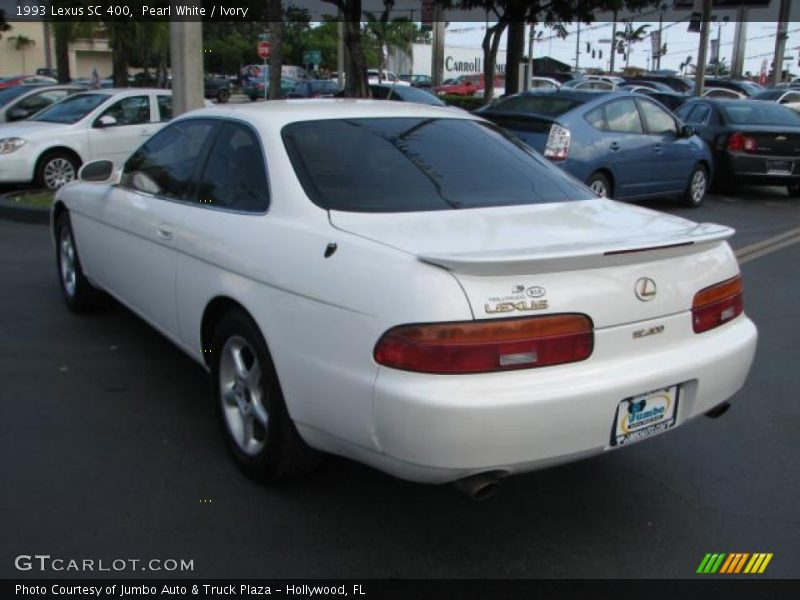 Pearl White / Ivory 1993 Lexus SC 400