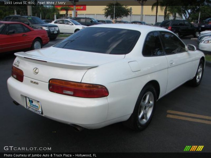 Pearl White / Ivory 1993 Lexus SC 400