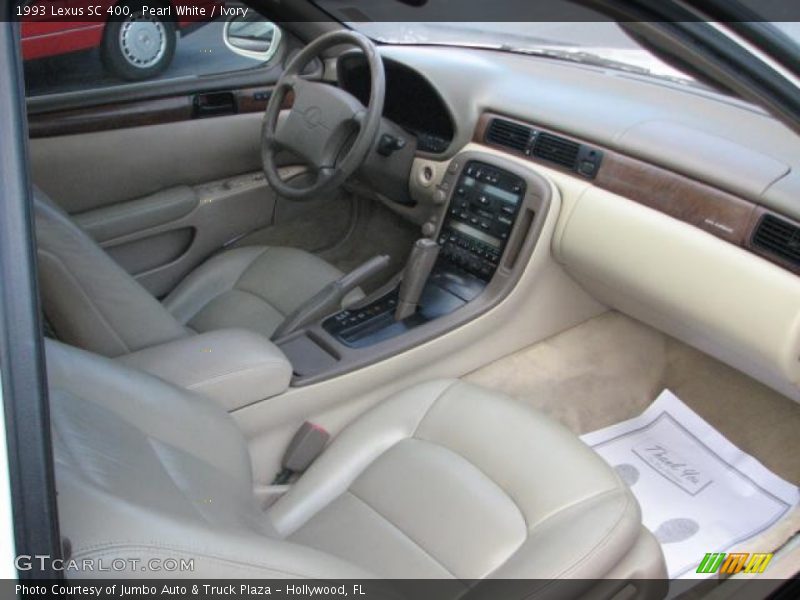 Pearl White / Ivory 1993 Lexus SC 400