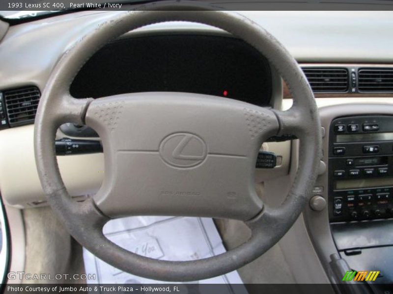 Pearl White / Ivory 1993 Lexus SC 400