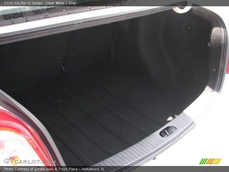 Clear White / Gray 2010 Kia Rio LX Sedan