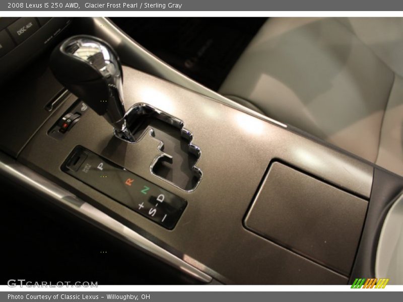 Glacier Frost Pearl / Sterling Gray 2008 Lexus IS 250 AWD