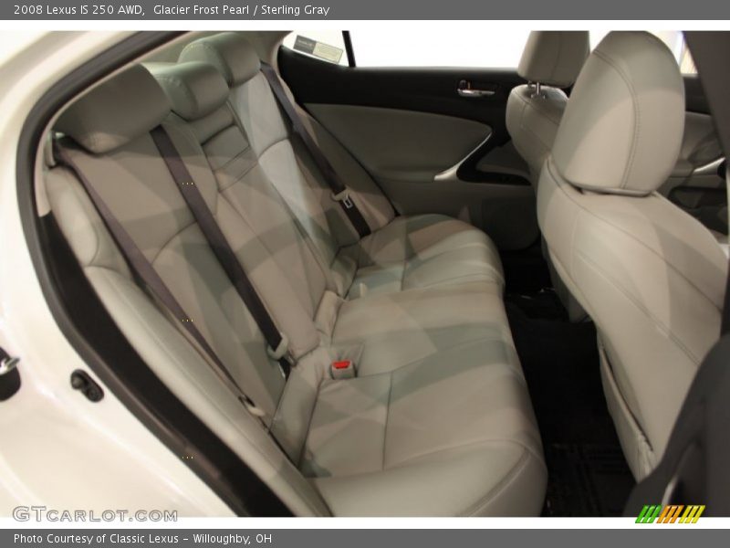 Glacier Frost Pearl / Sterling Gray 2008 Lexus IS 250 AWD