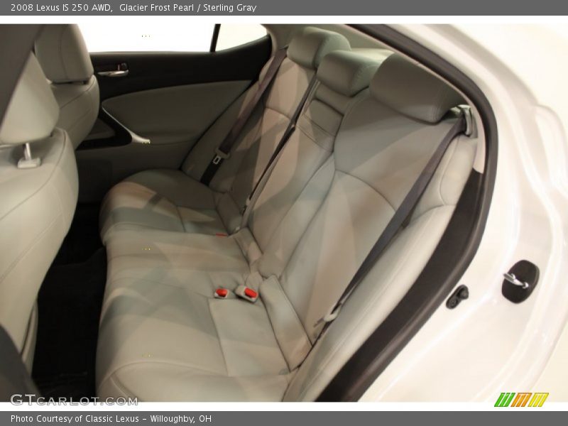 Glacier Frost Pearl / Sterling Gray 2008 Lexus IS 250 AWD