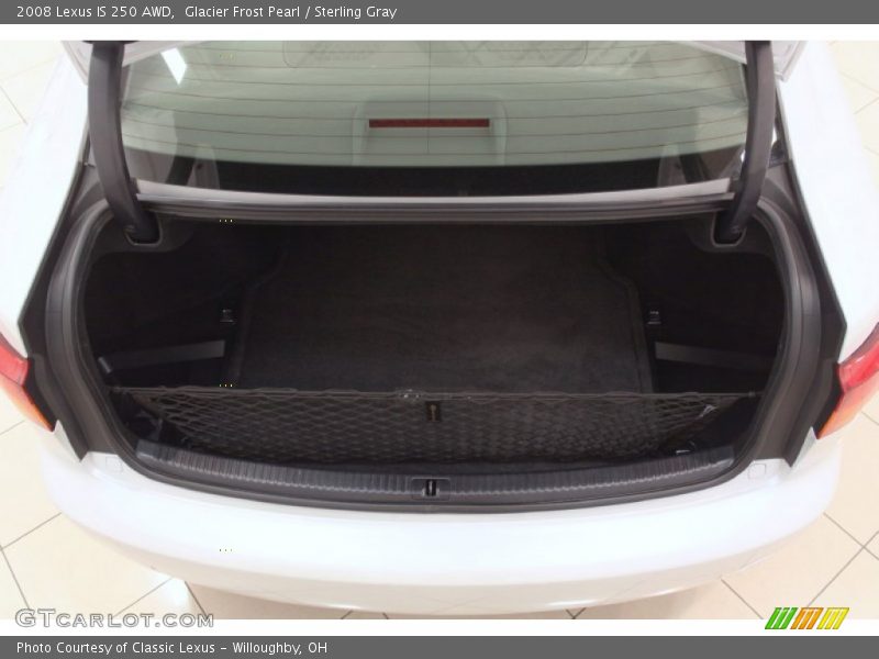 Glacier Frost Pearl / Sterling Gray 2008 Lexus IS 250 AWD