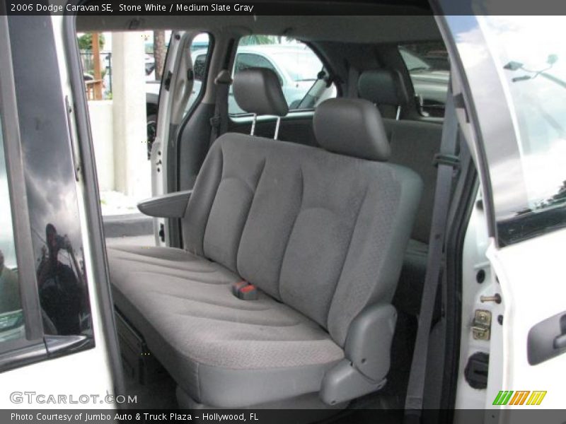 Stone White / Medium Slate Gray 2006 Dodge Caravan SE