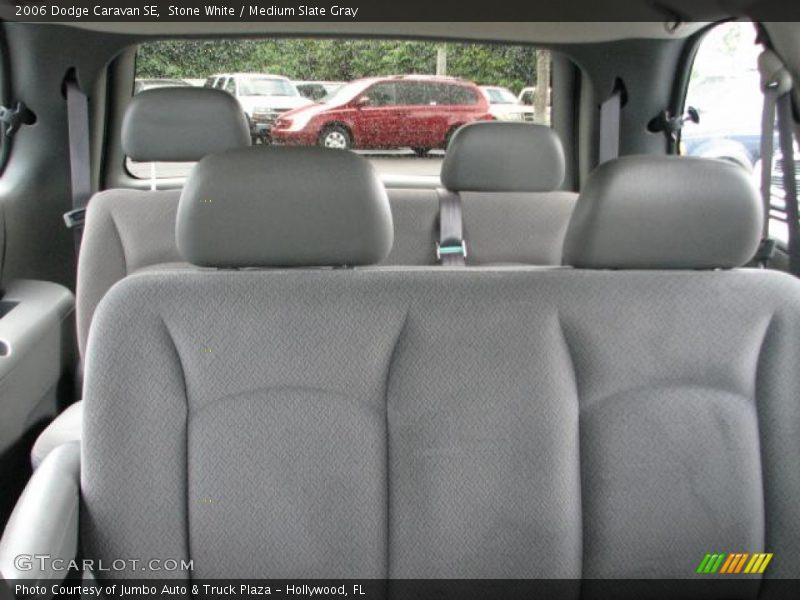 Stone White / Medium Slate Gray 2006 Dodge Caravan SE