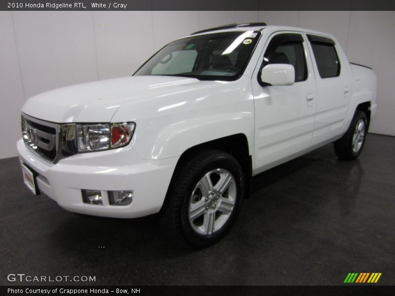 White / Gray 2010 Honda Ridgeline RTL