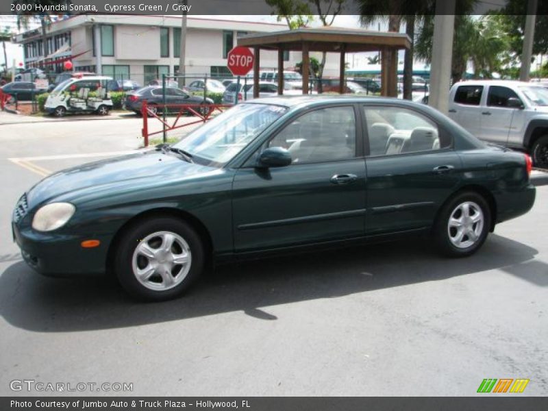 Cypress Green / Gray 2000 Hyundai Sonata