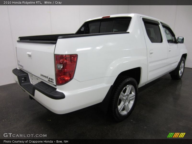 White / Gray 2010 Honda Ridgeline RTL