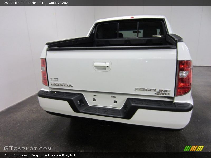 White / Gray 2010 Honda Ridgeline RTL