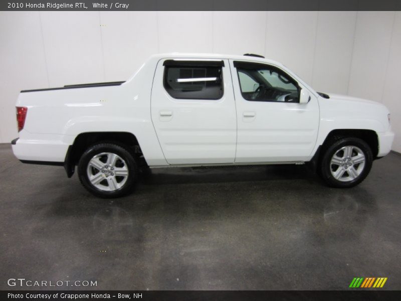White / Gray 2010 Honda Ridgeline RTL
