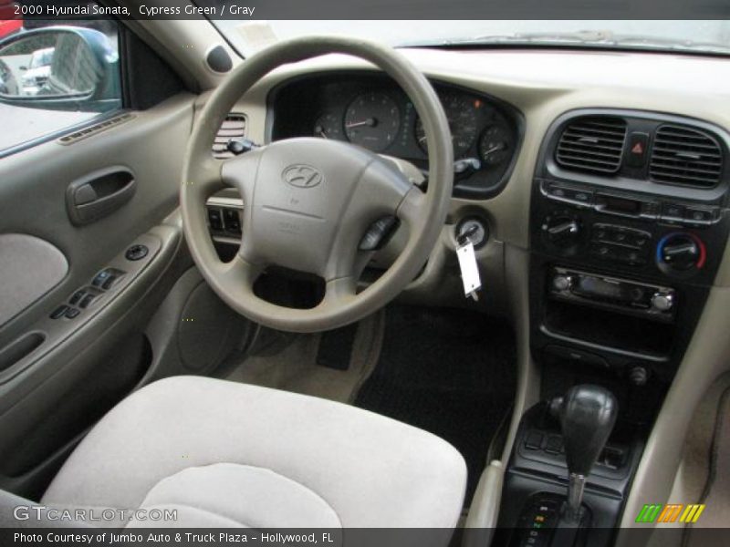 Cypress Green / Gray 2000 Hyundai Sonata