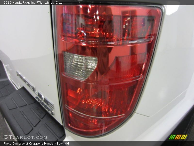 White / Gray 2010 Honda Ridgeline RTL