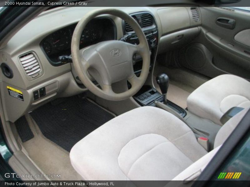 Cypress Green / Gray 2000 Hyundai Sonata